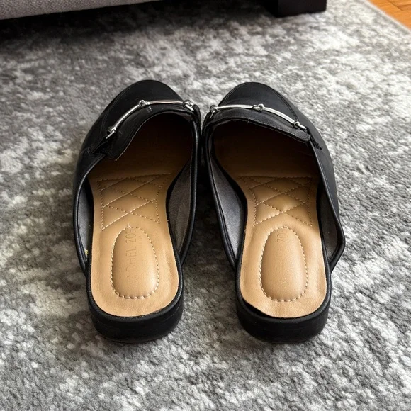Rachel Zoe Alani Mules Faux Leather Slip On Shoes (NEW) Size 7 - Picture 4 of 5